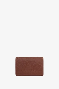 Kompakte Brieftasche aus genarbtem Leder Le Foulonné