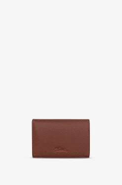 Kompakte Brieftasche aus genarbtem Leder Le Foulonné