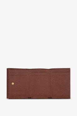 Kompakte Brieftasche aus genarbtem Leder Le Foulonné