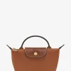 Kosmetiktasche aus Canvas mit Henkel Le Pliage Original