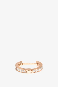Kreole aus Roségold und Diamanten Officiel