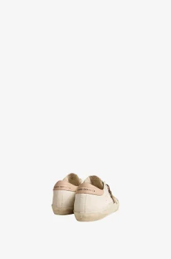 Kunstleder-Sneakers mit Glitter Super Star Bio Based