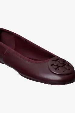 Leder-Ballerinas mit runder Spitze Reva