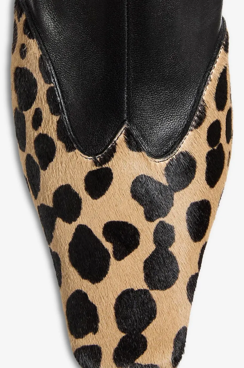 Lederstiefeletten mit Leo-Detail Nevada Stretch 40