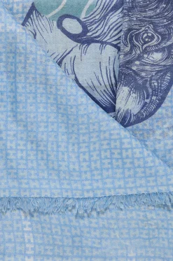 Logotuch aus Kaschmir und Seide