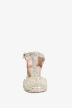 Luxus-Pumps mit Blockabsatz aus Strass Zeus