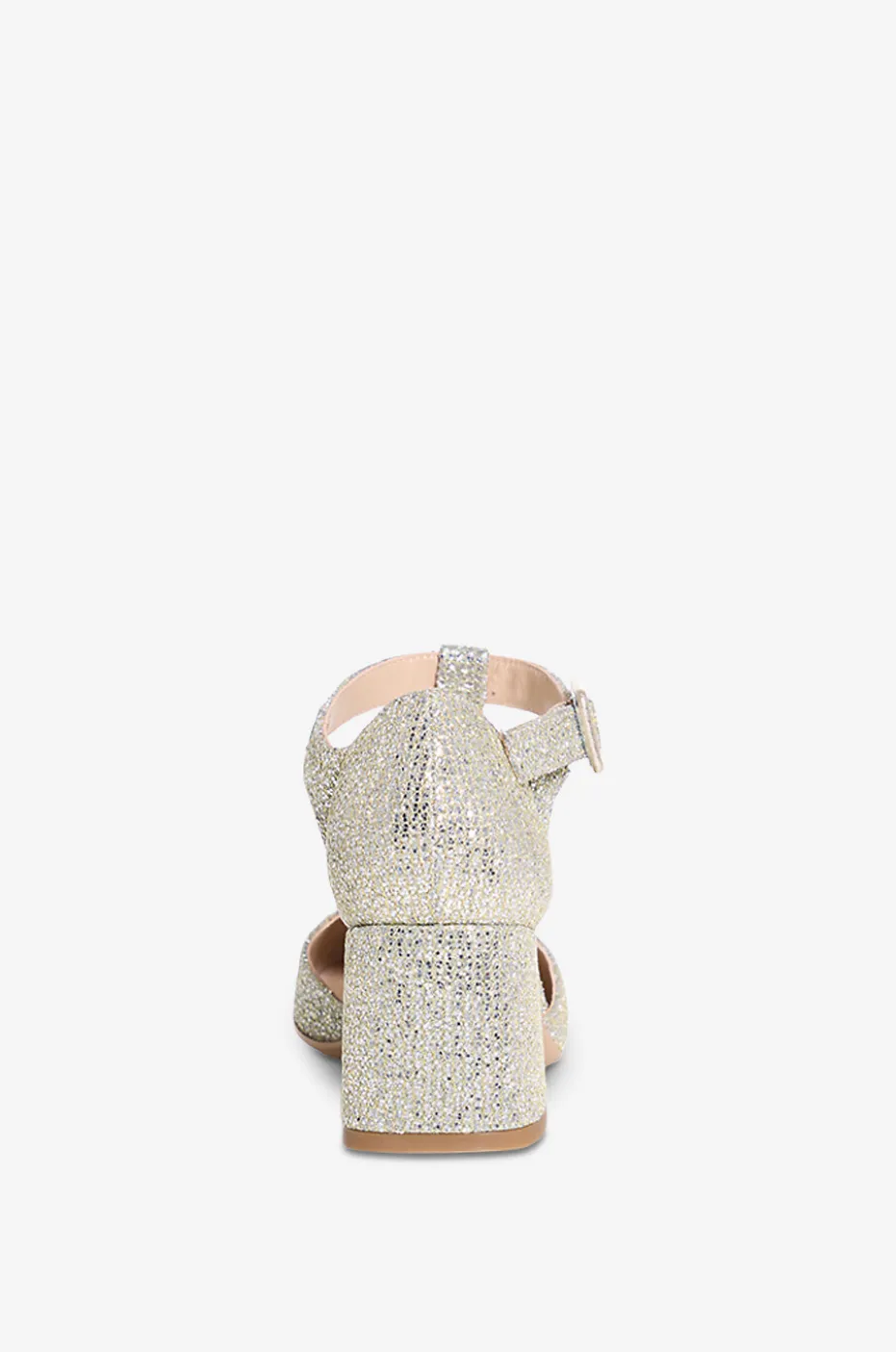 Luxus-Pumps mit Blockabsatz aus Strass Zeus