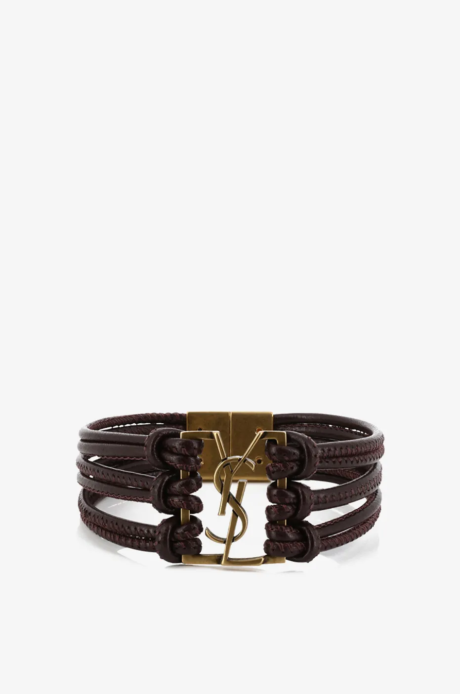Mehrrängiges Lederarmband Babylone