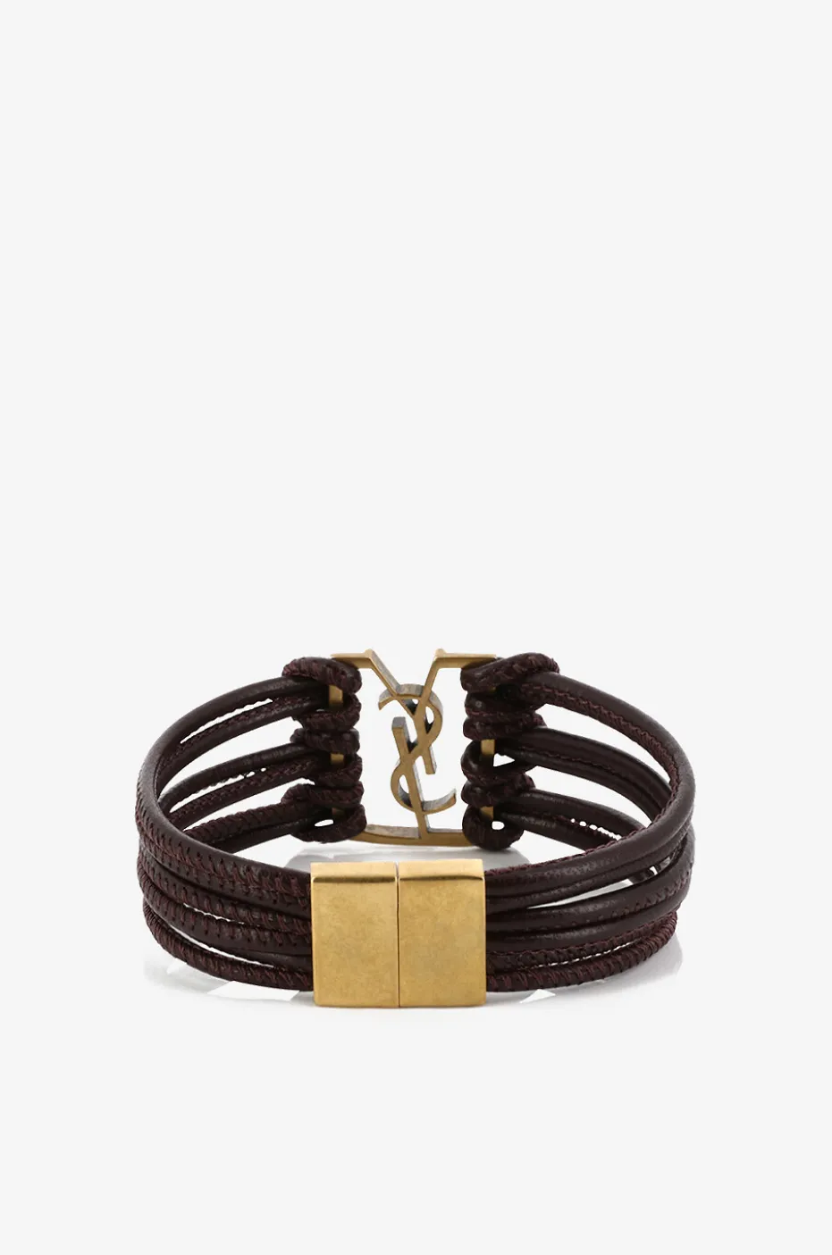 Mehrrängiges Lederarmband Babylone