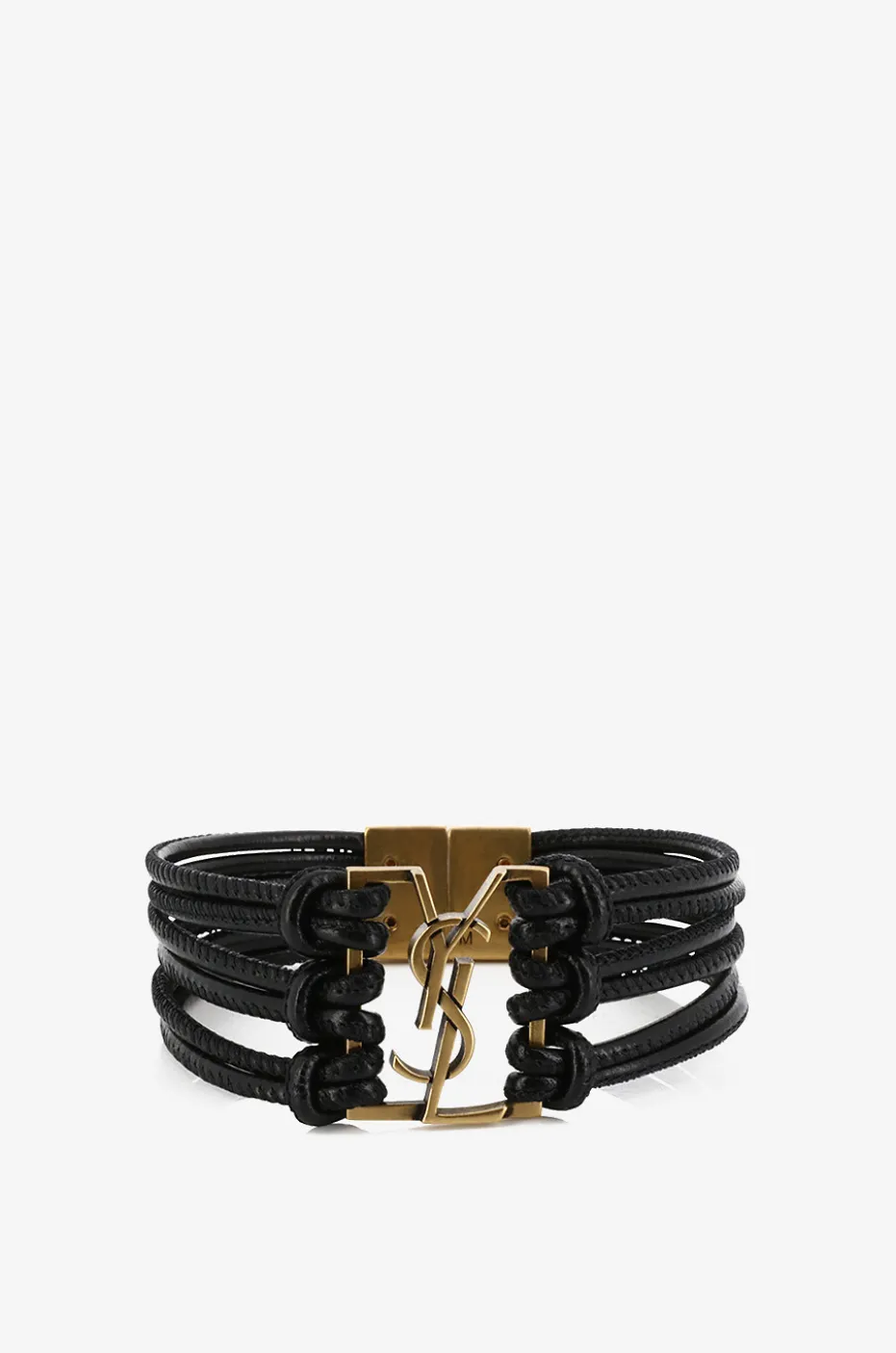 Mehrrängiges Lederarmband Babylone