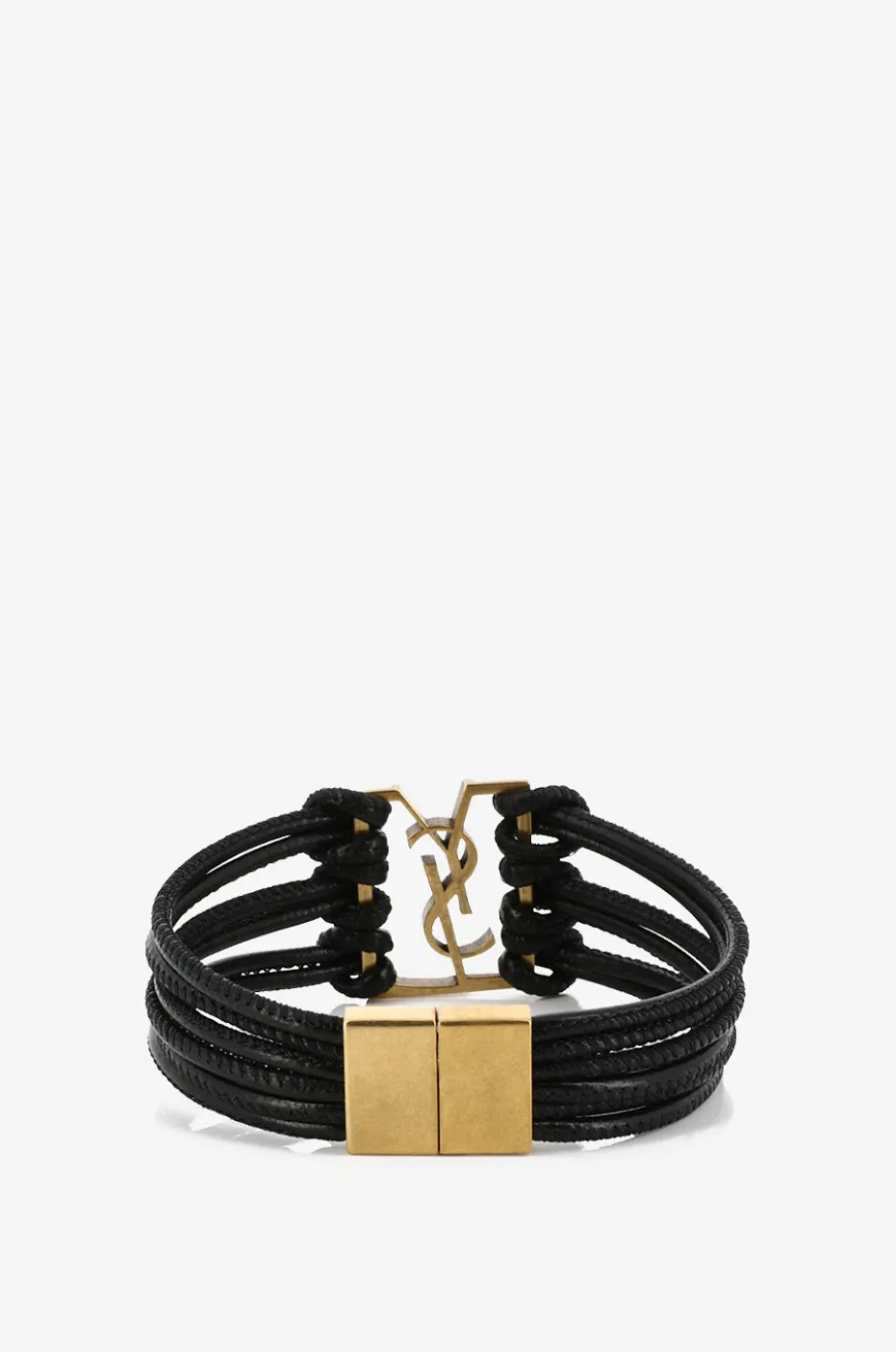 Mehrrängiges Lederarmband Babylone