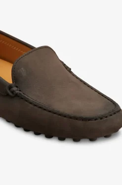 Mokassins aus Kalbsnubukleder mit goldenen Nieten Gommino Tod's