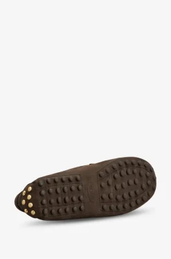 Mokassins aus Kalbsnubukleder mit goldenen Nieten Gommino Tod's