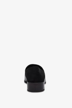 Mokassins mit Blockabsatz aus Leder Square Slippers 20