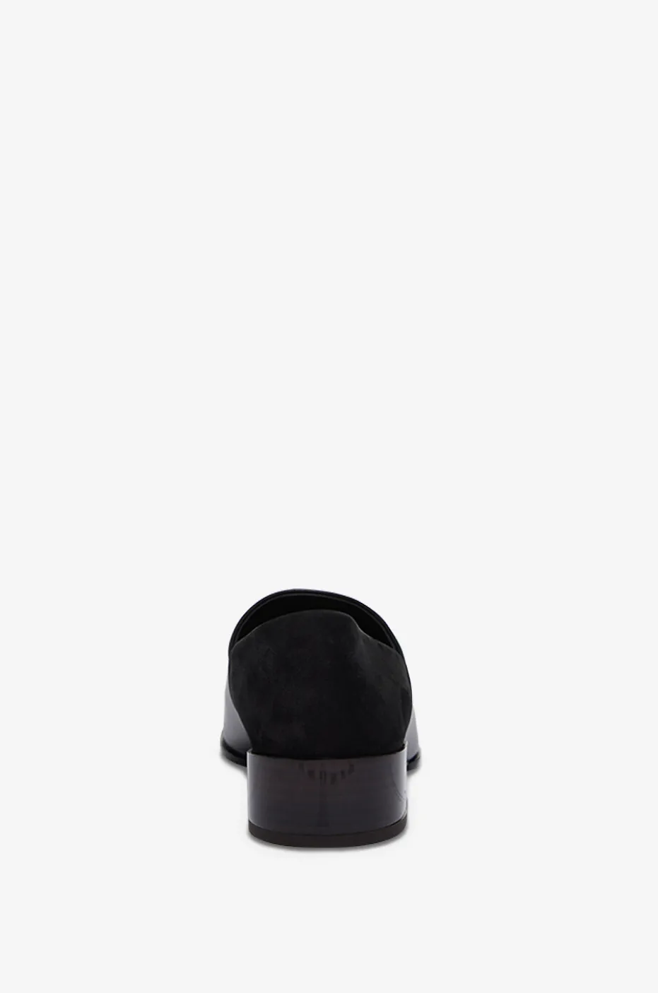 Mokassins mit Blockabsatz aus Leder Square Slippers 20