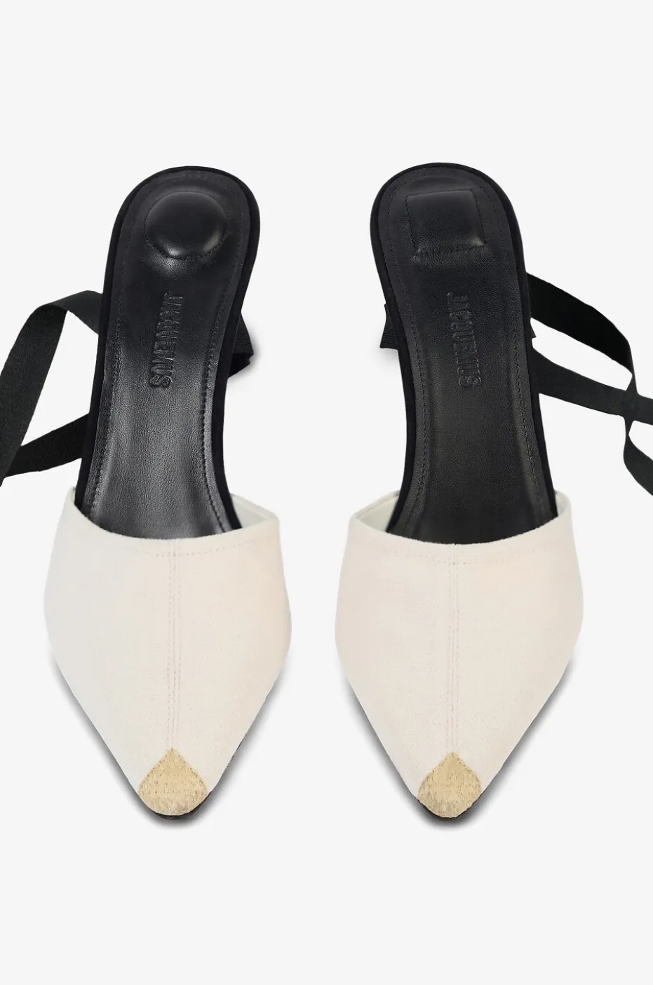 Mules mit Keilabsatz aus Segeltuch Les Espadrilles Hautes