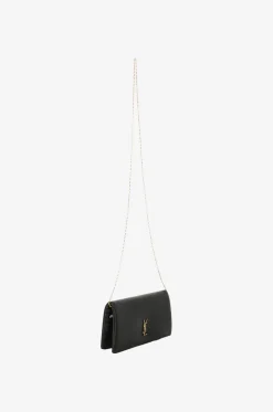 Nappaleder-Brieftasche mit Kettengurt YSL Cassandre