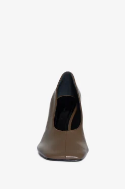 Nappaleder-Pumps mit quadratischer Kappe Soft Pump 90