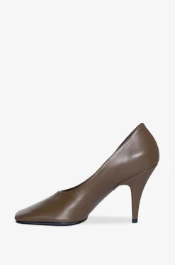 Nappaleder-Pumps mit quadratischer Kappe Soft Pump 90