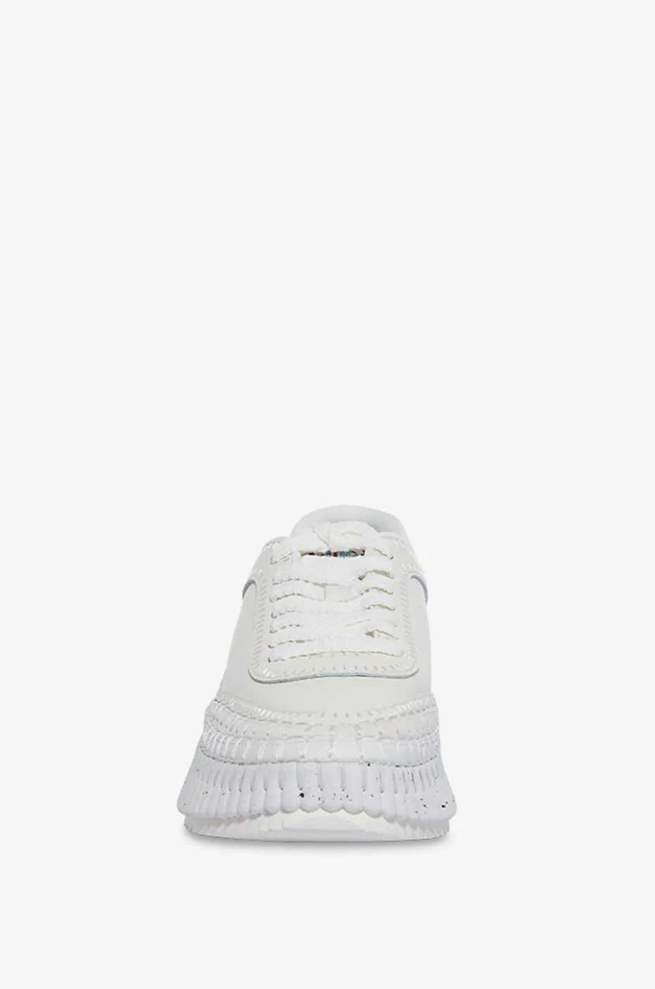 Niedrige Glatt- und Wildledersneakers Nama