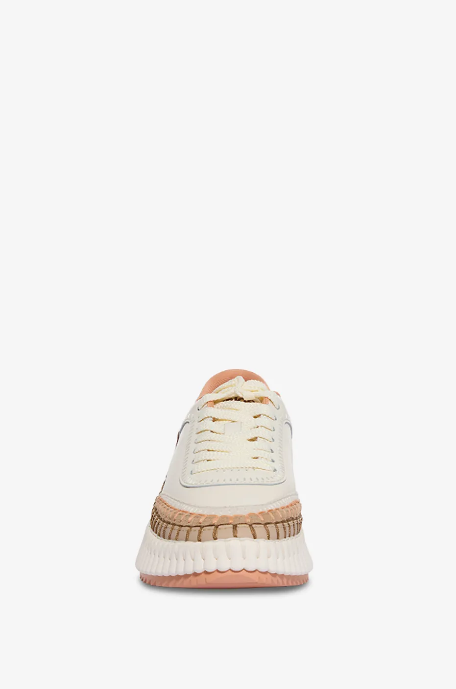 Niedrige Glatt- und Wildledersneakers Nama