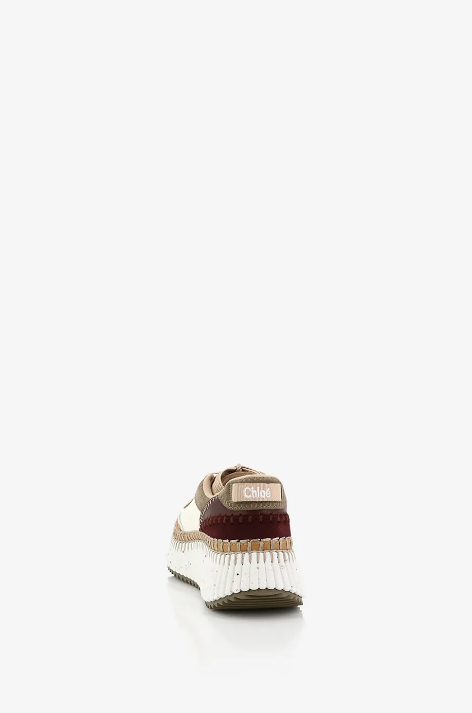 Niedrige Glatt- und Wildledersneakers Nama
