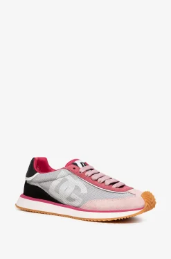 Niedrige Mesh- und Wildledersneakers DG Cushion