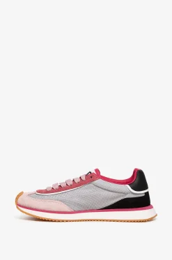 Niedrige Mesh- und Wildledersneakers DG Cushion