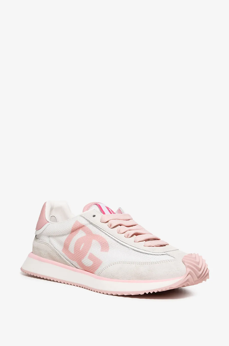 Niedrige Mesh- und Wildledersneakers DG Cushion