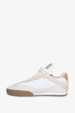 Niedrige Nappa- und Wildledersneakers Chloé Kick