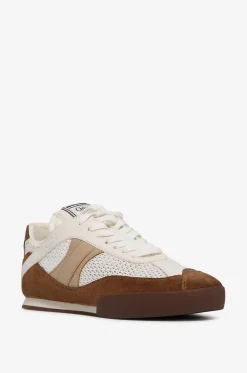 Niedrige Netz- und Ledersneakers Chloé Kick