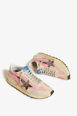 Niedrige Nylon- und Wildledersneakers Running Marathon M2000