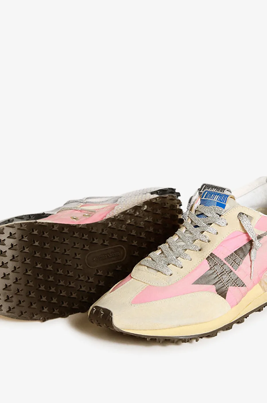 Niedrige Nylon- und Wildledersneakers Running Marathon M2000