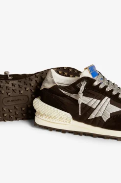 Niedrige Ripstop-Sneakers mit Wildleder Marathon
