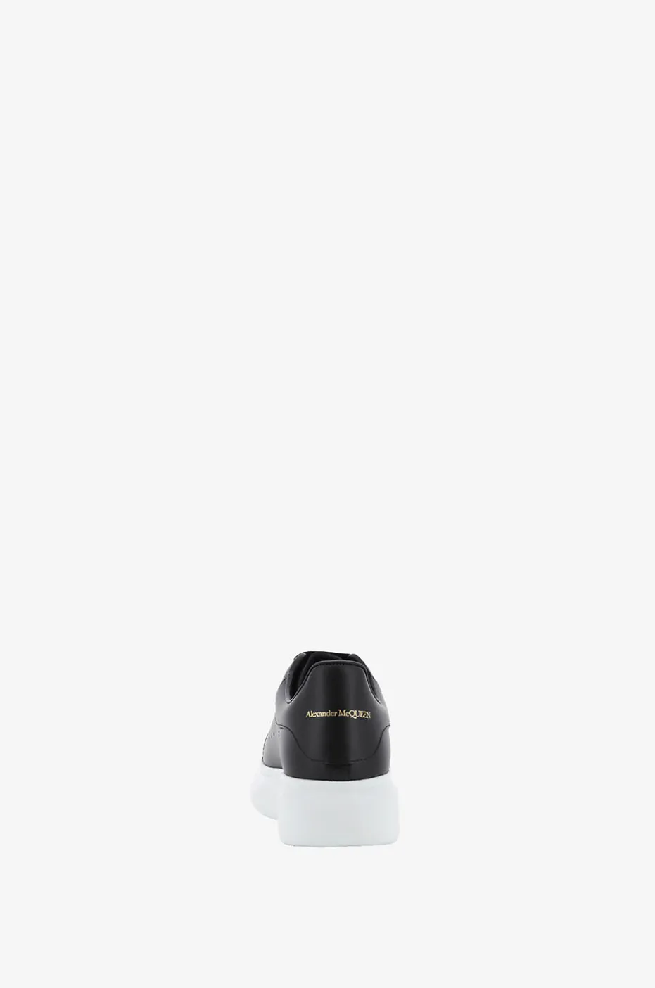 Niedrige Schnürsneakers aus Glattleder Oversized