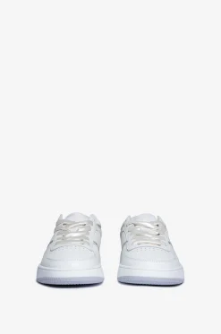 Niedrige Schnürsneakers aus Glatt- und Wildleder 4G