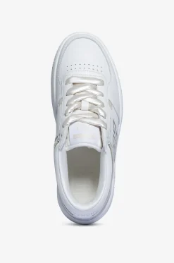 Niedrige Schnürsneakers aus Glatt- und Wildleder 4G