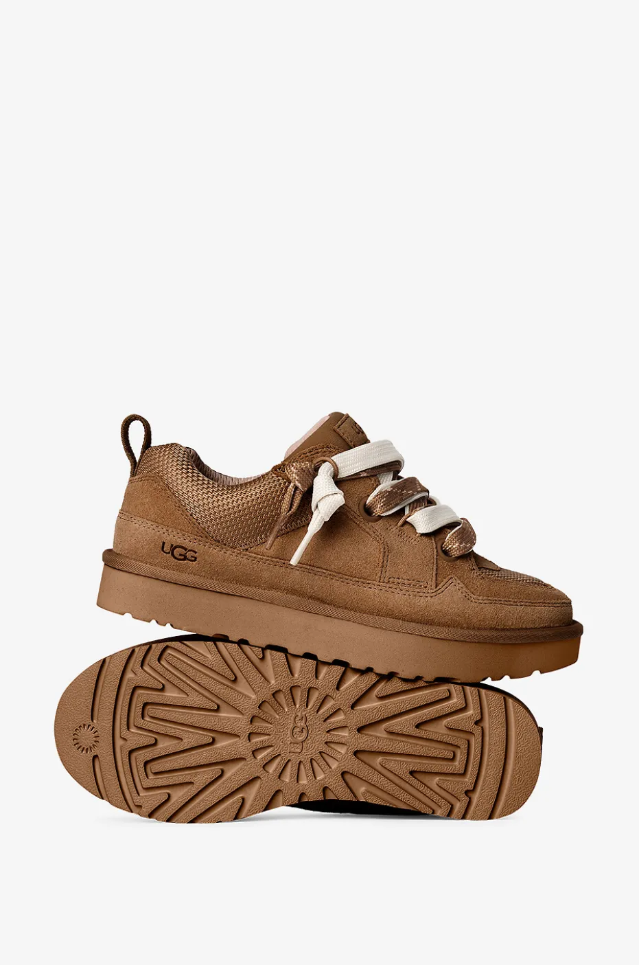 Niedrige Schnürsneakers aus Leder Lo Lowmel