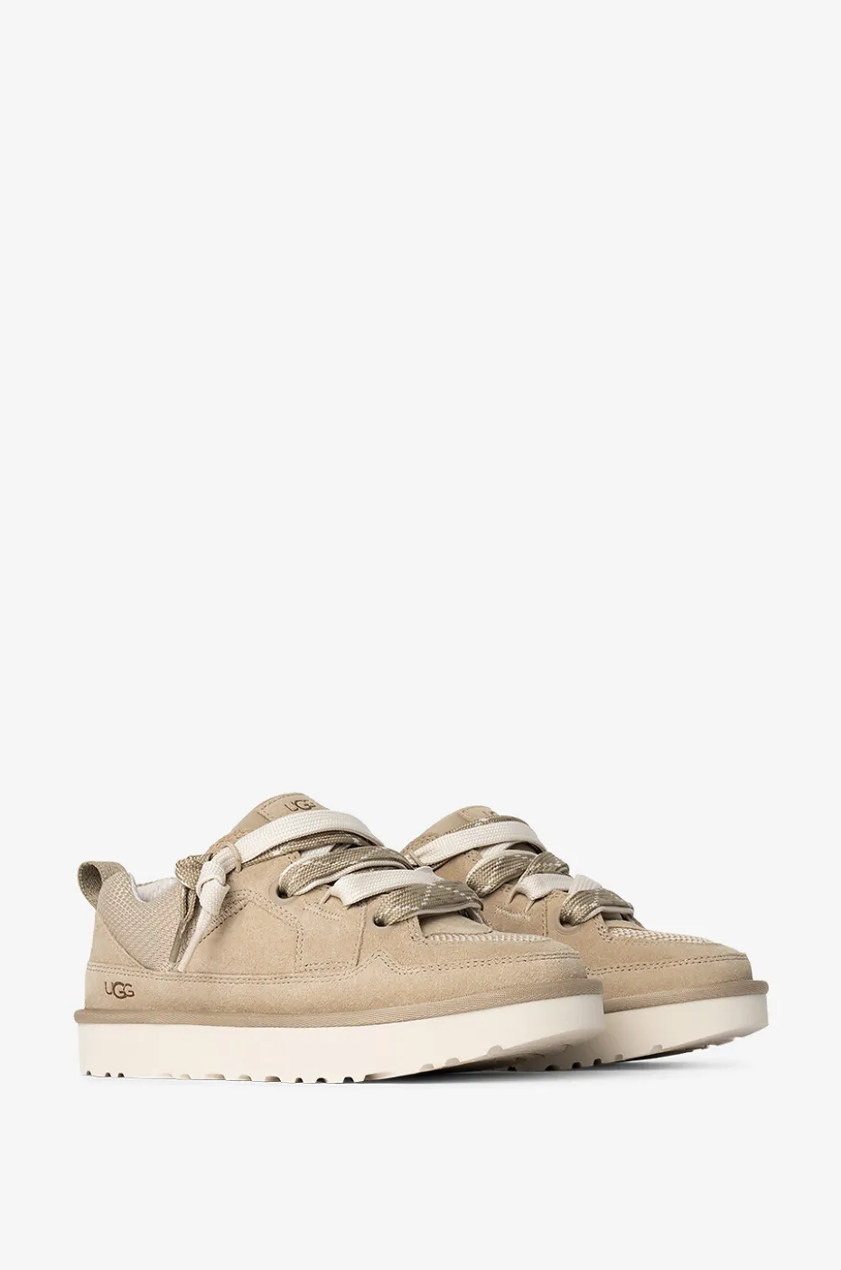 Niedrige Schnürsneakers aus Leder Lo Lowmel