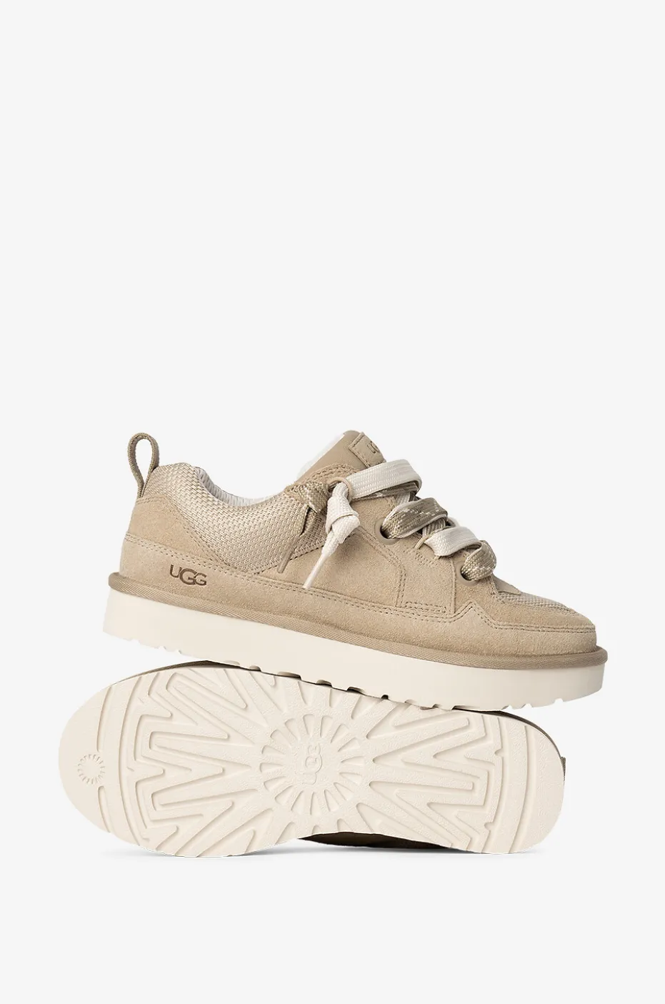 Niedrige Schnürsneakers aus Leder Lo Lowmel