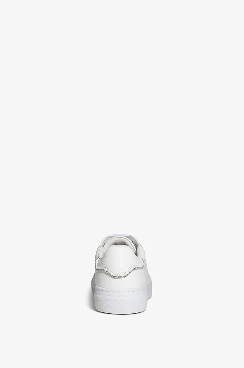 Niedrige Schnürsneakers aus genarbtem Leder Punto Luce