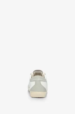 Niedrige Schnürsneakers aus Glattleder mit Metallic-Stern Super-Star Classic