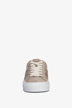 Niedrige Schnürsneakers aus Wildleder Monaco2