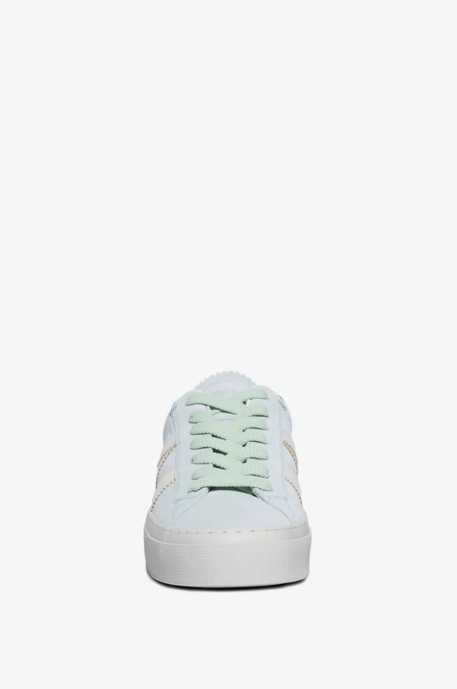Niedrige Schnürsneakers aus Wild- und Nubukleder Monaco2
