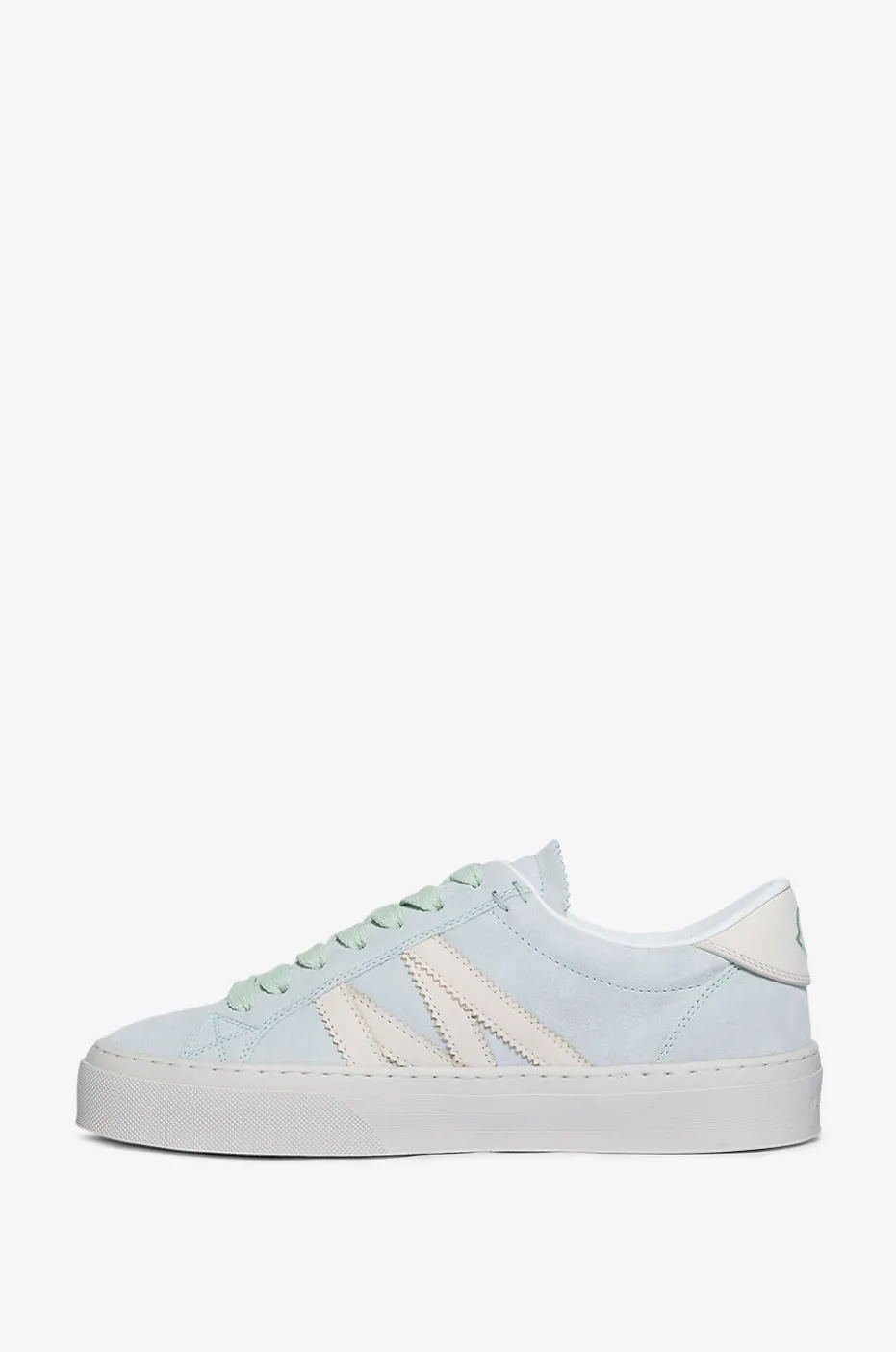 Niedrige Schnürsneakers aus Wild- und Nubukleder Monaco2