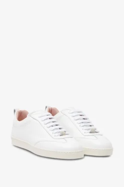 Niedrige Schnürsneakers aus genarbtem Leder Filo Diamante