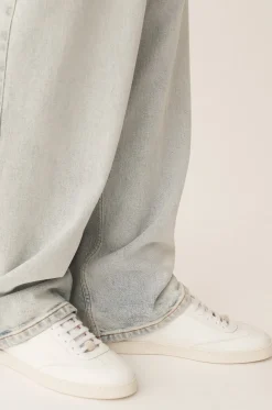 Niedrige Schnürsneakers aus genarbtem Leder Filo Diamante