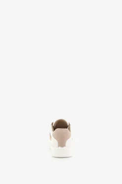 Niedrige Sneakers aus Leder und Wildleder Lauren