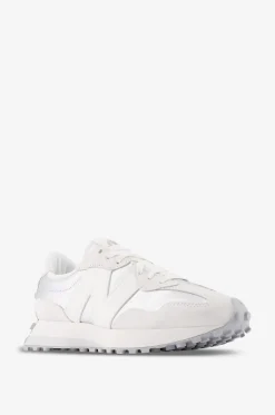 Niedrige Sneakers aus Leder und Metallic-Wildleder W 327 Glimmer