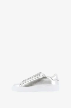 Niedrige Sneakers aus Metallic-Leder Dalila